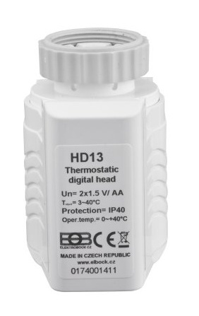 Cyfrowa głowica termostatyczna HD13